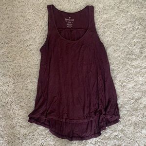 AEO Soft&Sexy Maroon Tank